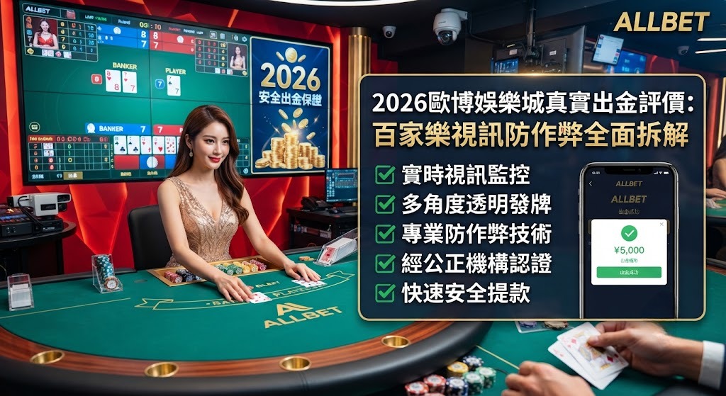 真實出金評價：百家樂視訊防作弊全面拆解